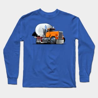 Cartoon Mixer Truck Long Sleeve T-Shirt